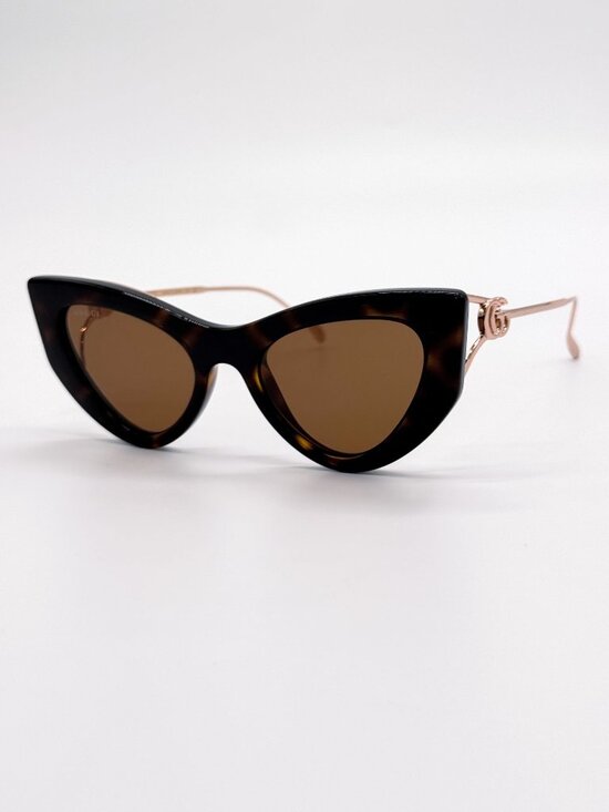 NEW GUCCI SUNGLASSES GG1565S 002 HAVANA/GOLD WOMEN EYEWEAR main image 9